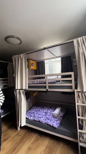 Hostel bed tour for lindsay - london england #hostel #hostellife #london #travel #solotravel