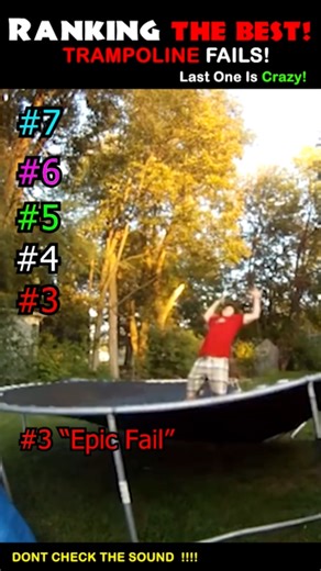 Ranking The Best, Trampoline Fails #shorts