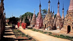Kakku Pagodas in Taunggyi Region, Myanmar Stock Video - Video of pagoda, inlay: 117202605