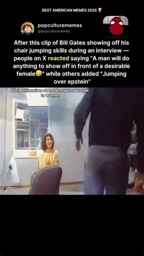 bill gates’s "chair jump" is the ultimate 90s flex 💻🦘 #billgates