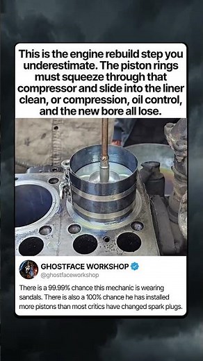 THE PISTON RING INSTALL STEP