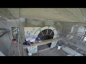 Limestone Entry Installation