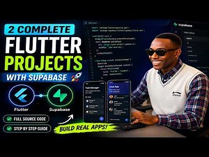 I Built 2 Apps with Flutter + Supabase 😳 (Full Projects!)