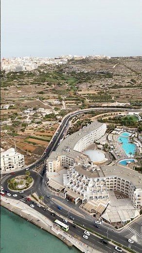 🇲🇹 Malta From Above 4K | Stunning Drone View of Mellieħa Bay & Mediterranean Sea