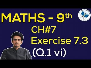 Maths Class 9 Chapter 7 Exercise 7.3 Q 1 vi