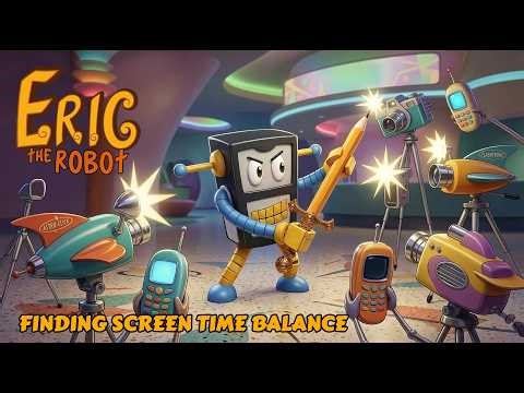 Eric the Robot 🤖 | Finding Balance | A Kids Cartoon Song About Screen Time