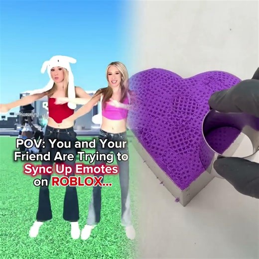 POV You & Your BFF Trying To SYNC UP EMOTES On ROBLOX
