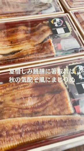 うなぎ屋夏の終わりの一句