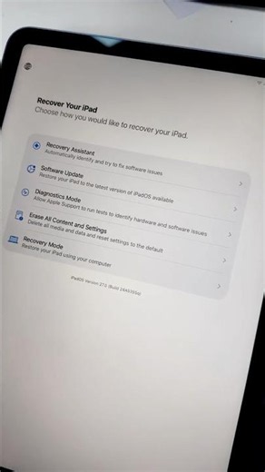 iOS 27's NEW Recovery Mode Options | What's New? #ios27 #shorts