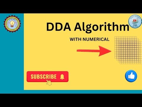 DDA Algorithm Explained | Numerical Example | Computer Graphics