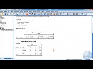 Tablas de Contingencia|SPSS