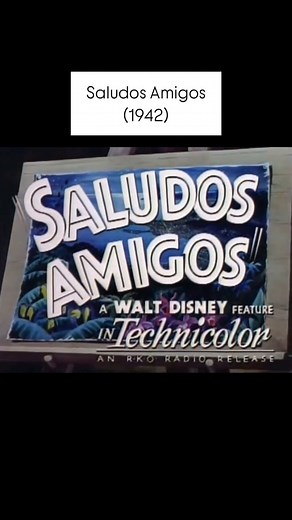 2.4K views · 81 reactions | Released in 1942, Saludos Amigos was inspired by Walt Disney and his team’s goodwill tour of South America. Featuring Donald Duck and Goofy, the film introduced José Carioca and blended live-action with animation, strengthening cultural ties during World War II. | History At Disney | Facebook