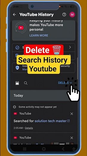 How To Clear Youtube Search History | Youtube Search History Delete -(2026) #shorts #youtubeviral