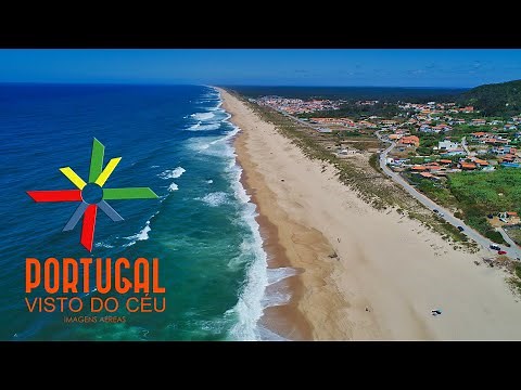 The paradise between 🏖️ mountains and the sea - Quiaios beach - Praia de Quiaios - 4K UltraHD
