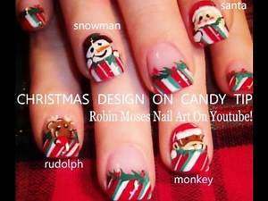 5 DIY Xmas Nail Art Tutorials | Easy Christmas Nails Design