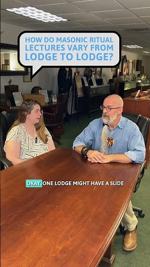 How do Masonic Ritual Lectures Vary From Lodge to Lodge #freemasons #masoniclodge #masonicmuseum