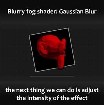 Fog shader: Gaussian Blur #blender #fog #blur #tutorial #unrealengine #unity #assets #gaussian