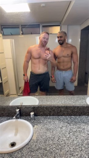 Seth Fornea on Instagram: "Chest day with @hugohenriquemc"