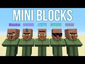 Minecraft 1.13 Mini Blocks (Data Pack)