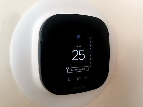 Installing and setting up the Ecobee3 smart thermostat