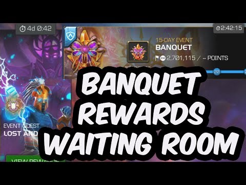 Banquet Ranked Rewards Waiting Room - Monthly EQ/Arena & Chill - Marvel Contest of Champions