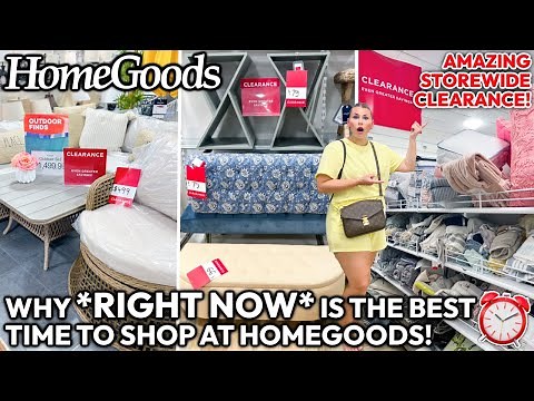 *RIGHT NOW* Is The BEST Time To Shop At HomeGoods!! 🚨⏰ | Clearance HomeGoods Decor + Furniture