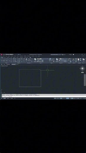 Fillet Command in Autocad