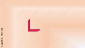 valentine animation footage with love and text design