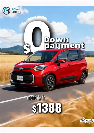 Let's meet the Only Cat A HYBRID MPV🤩The New Toyota Sienta Hybrid! Monthly from $1388!! Introducing the all-new Toyota Sienta – where style, versatility, and comfort converge in one remarkable minivan. Embrace the modern design and spacious interior, perfect for accommodating your family's every adventure. Key features included: •LED Headlamps • 4.2 inch color TFT LCD Multi Information Display • Full Auto Air Conditioner • Single-Power Sliding Door • and more... ----------------------- 🚗 Highl