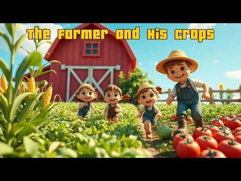 🌾🚜🎶 The Farmer and His Crops – Kids Farm Song | Tiny Melodies 🌈😊