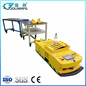 [Hot Item] Magnetic Navigation Traction Type Automated Guided Vehicle Agv with Charging System