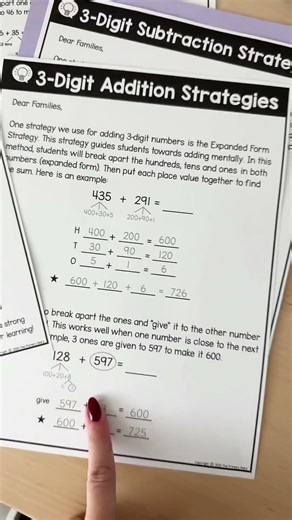 Teaching 2nd grade math with parent support at home ✅ #teachertips #2ndgradeteachers