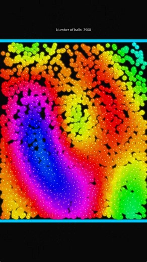 CodeCraftedPhysics on Instagram: "The simulation that ended my PC’s career 🥀💔 . . . #simulation #programming #error #oddlysatisfying #asmr #art #visuals #code #game #pc"