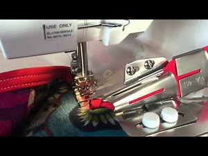 Janome Cover Bandeinfasser Feintuning (Settings for tape binder)