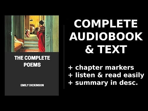 The Complete Poems (1/2) 📚 By Emily Dickinson. FULL Audiobook