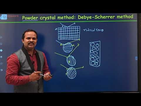 1.22 Powder crystal methods or x-ray diffraction: Debye-scherror method |Dr. Ramu Mannam