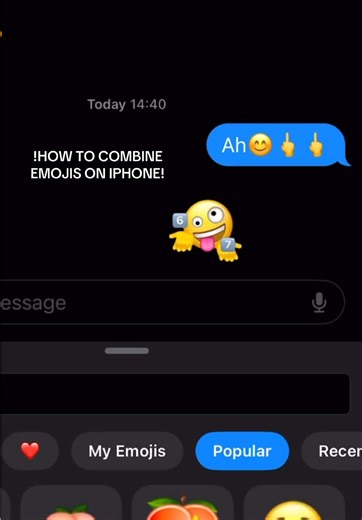 open the gmoji app & click on “merge emoji” 🤝🏼 you’re welcome!!! #gmoji #emojicreator #emoji