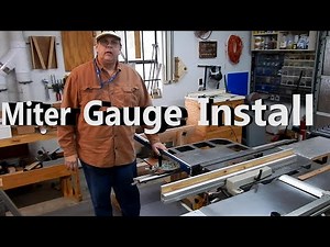Robland X31 Miter Gauge - Fence Install