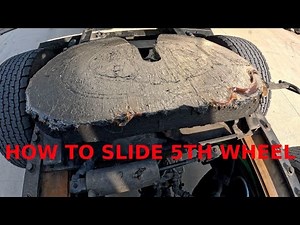 How to slide a 5th wheel (How to fix overweight)