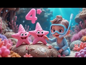 Ocean Animal Counting | Count 1 to 10 with Sea Creatures | Fun Underwater Counting Song for Kids 🐠🌊