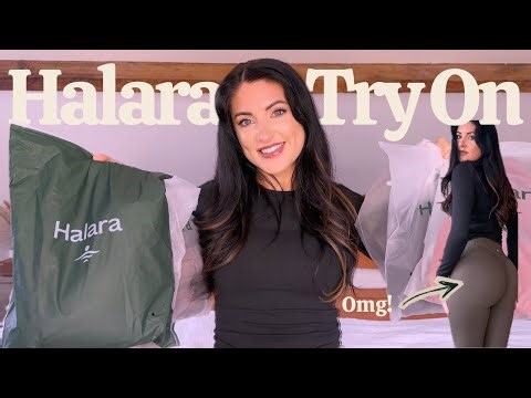 Trying those VIRAL Halara BUTT LIFTING leggings 😍 + spring try on haul