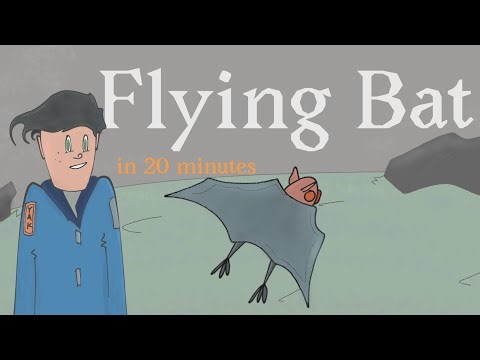 Easy way to create a "Flying bat" animation with a mobile..