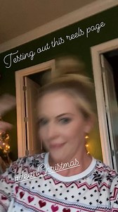 Testing out #reels in all my Christmas flair! PS never heard this song before. | Melissa Joan Hart