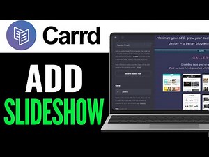 How to Add Slideshow in Carrd 2025 (EASY GUIDE)