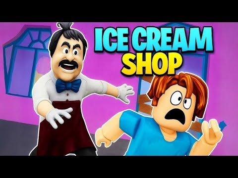 We Tried The Ice Man Shop Obby Escape Game!
