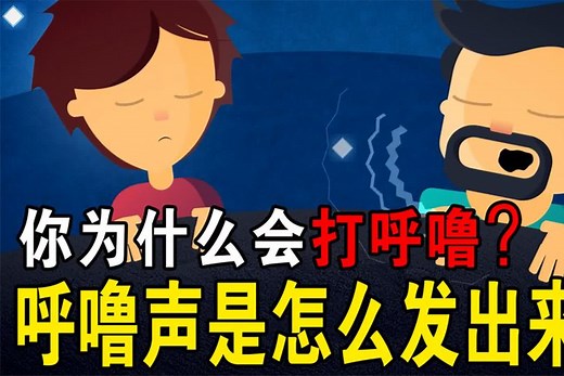 人为什么会打呼噜，呼噜声究竟是怎么发出来的？一分钟看懂