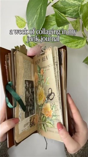 A week of junk journal pages