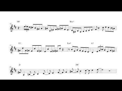 All of Me Jazz Trumpet – Advanced Bebop Solo (Level 3)