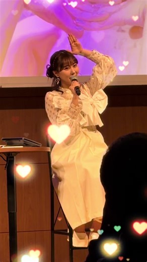 田中美久ちゃん ファンクラブイベントのカラオケタイム🎤💖 ＝LOVE「とくべチュ、して」 可愛すぎて無理でした…❤️‍🔥 ※撮影可能タイムです📹 #田中美久 #とくべチュして #イコラブ#推し活