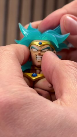 Custom SS Broly with Glowing Hair LED | Dragon Ball Z Figure